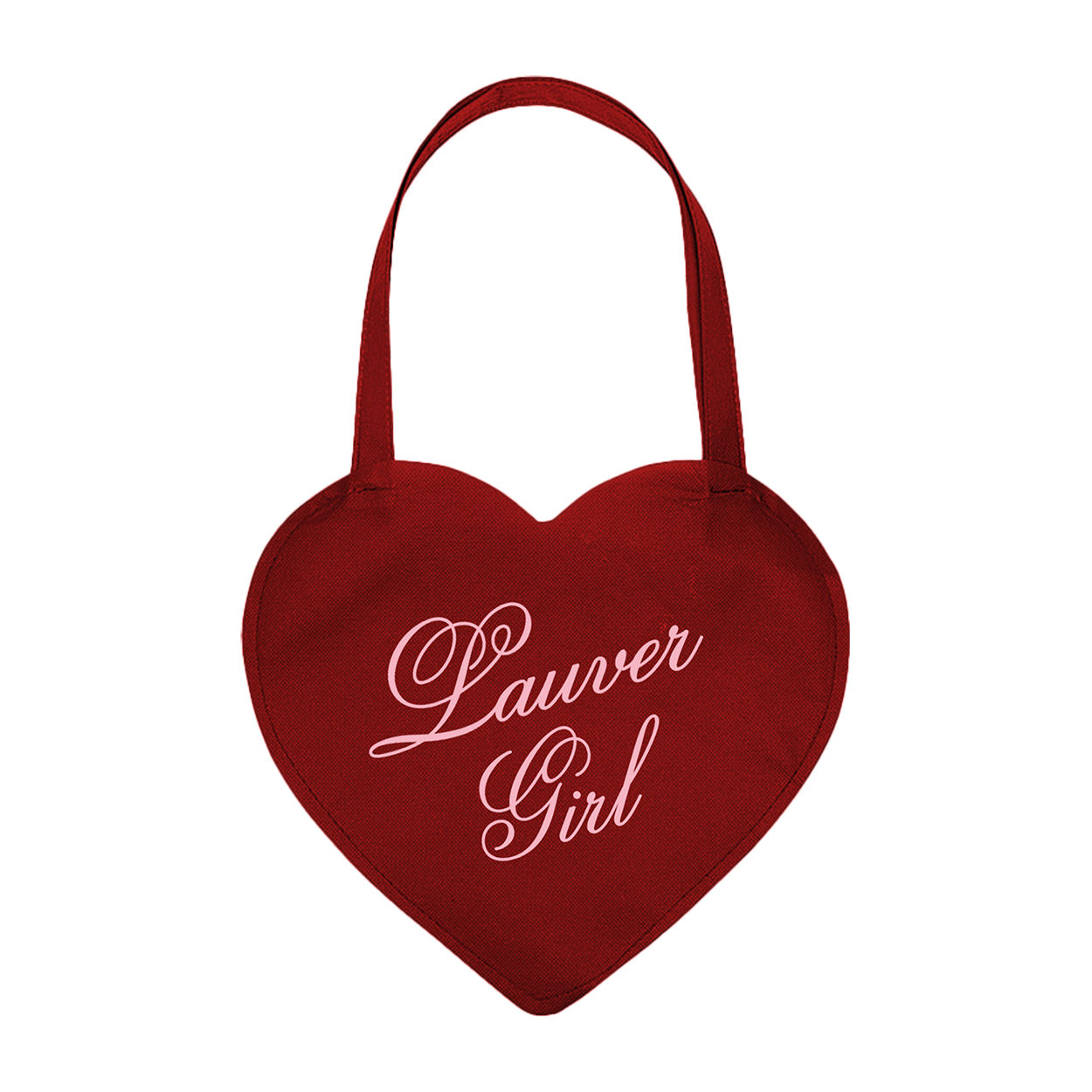 Lauver Girl Heart Shaped Tote Bag