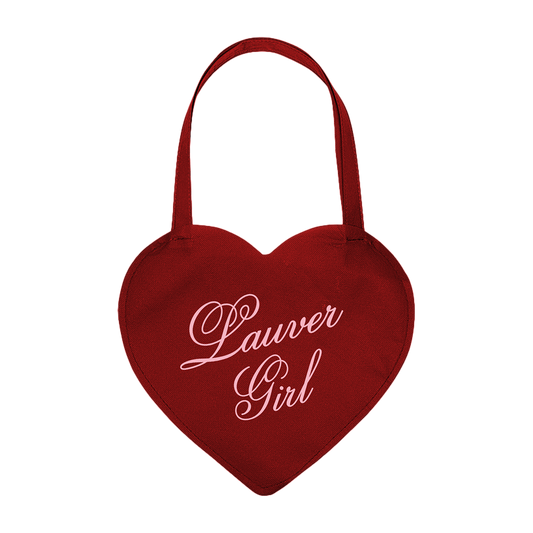 Lauver Girl Heart Shaped Tote Bag