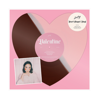 Valentine - Chocolate Strawberry Heart-Shaped Vinyl – Laufey Asia Valentine - Chocolate Strawberry Heart-Shaped Vinyl – Laufey Asia