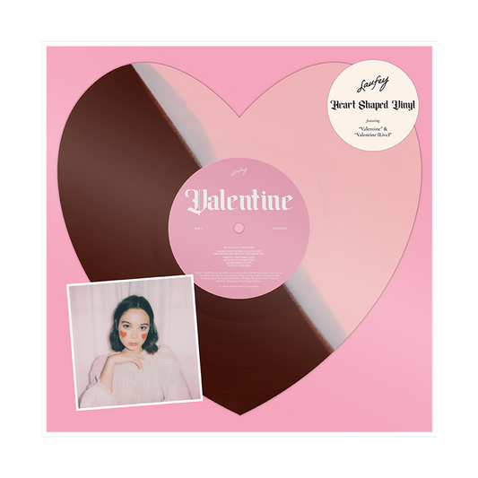 Valentine - Chocolate Strawberry Heart-Shaped Vinyl