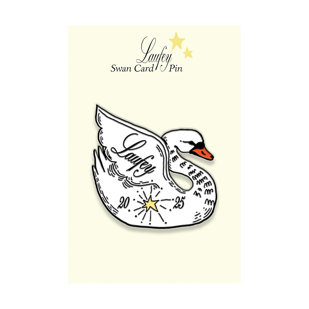 Swan Card Pin